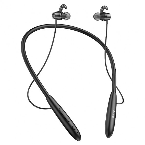 Гарнитура Bluetooth Hoco ES61 Manner Sports (вакуумные, обод на шею) черная