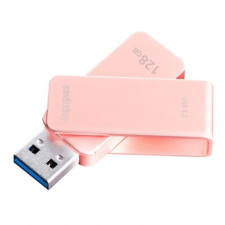 Флэш-диск SmartBuy 128GB USB 3.0/3.2 M1 Metal Apricot розовый