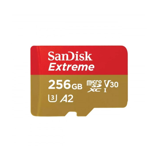Карта памяти microSDHC SanDisk 256Gb Class10 Extreme A2 (190/130MB/s) б/ад
