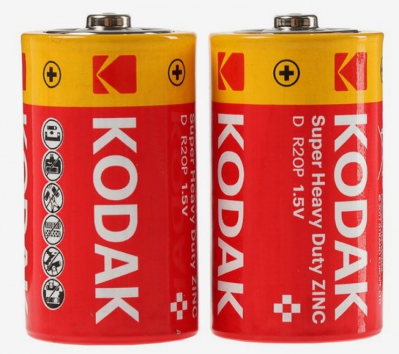 Батарейка Kodak R20 Extra sh 2/24/144