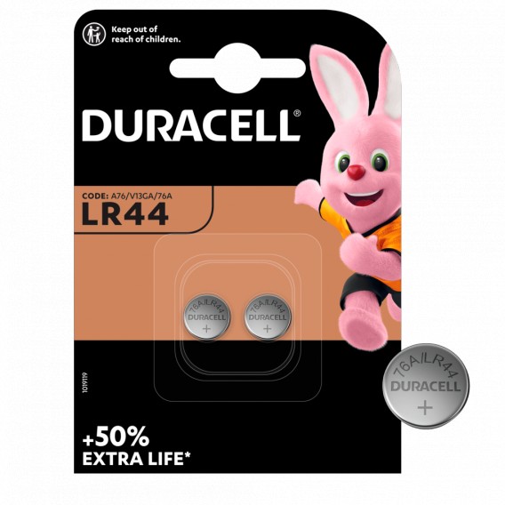 Батарейка Duracell G13 (LR1154, LR44, 357A, A76) BL 2/20/200