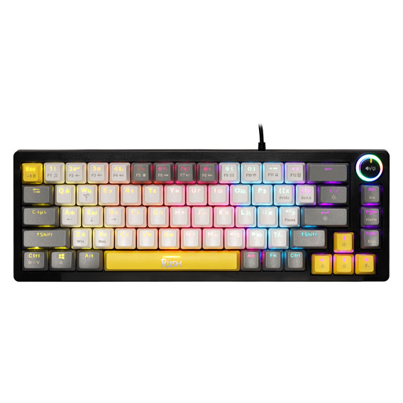 Клавиатура проводная SmartBuy 314 USB игровая черная с подсв., механ. SBK314MG