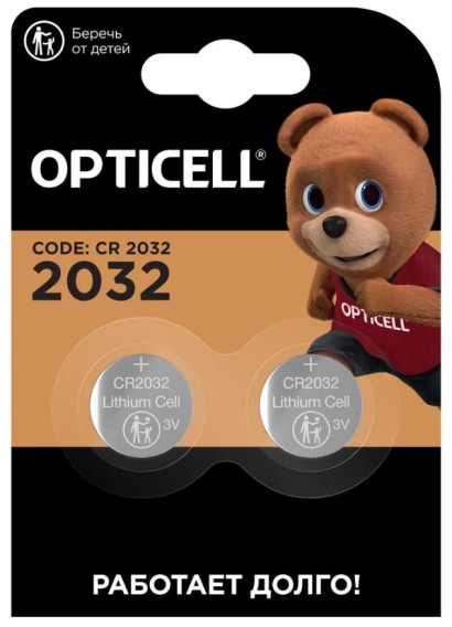 Батарейка Opticell CR 2032 BL 2/40/200