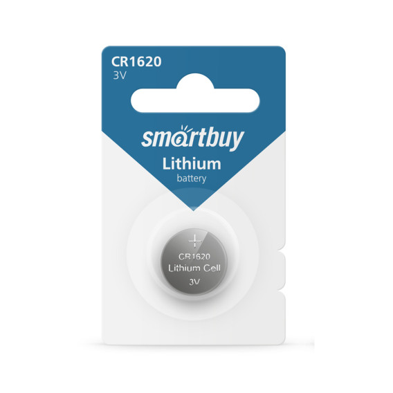 Батарейка SmartBuy CR 1620 BL 1/12