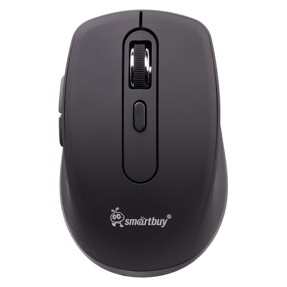Мышь беспроводная SmartBuy SBM-611AG-K черная, БЕЗЗВУЧНАЯ (1АА в комп.)