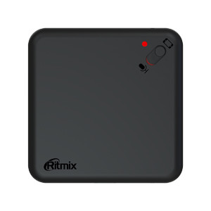 Диктофон Ritmix RR-220 16Gb черный, пластик, 60*60*8,3мм