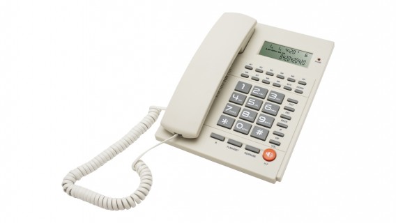 Телефон проводной Ritmix RT-420 белый