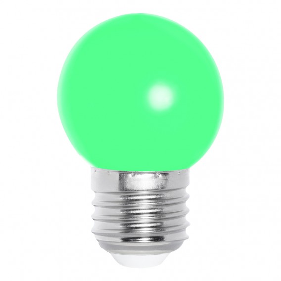 Лампа светодиодная Smartbuy G45 1w E27 зеленая (для уличной гирлянды)