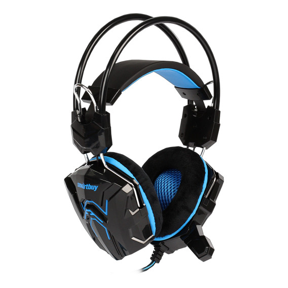 Гарнитура SmartBuy Snake черно-син. SBHG-1000 (полноразм./3,5*2+USB/L=2,2м)