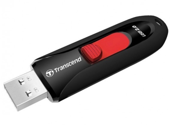 Флэш-диск Transcend 16GB USB 2.0 JF590 черный