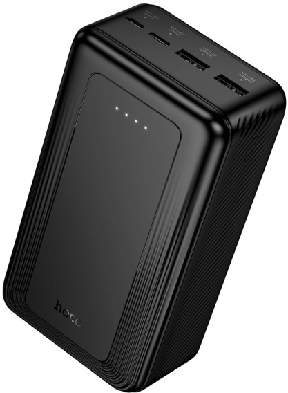 Внешний аккумулятор 30000mAh Hoco J165B (in - T,M/out - 2U) черный