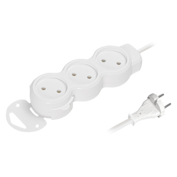 Удлинитель Smartbuy (3 роз., 1,5м, без заземл., 10А) New SBE-10-3-1.5m-N