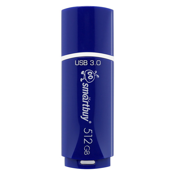 Флэш-диск SmartBuy 512GB USB 3.0/3.1 Crown синий