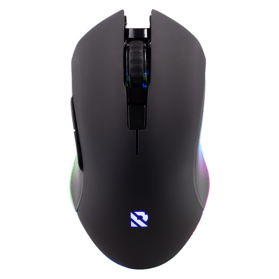 Мышь беспроводная SmartBuy SBM728AGK игровая, черная, RGB, встр.АКБ, БЕЗЗВУЧ.