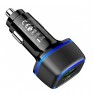 Авто-адаптер 12V->USB + Type-C 3.4А QC3.0-18W + PD-30W Borofone BZ14A