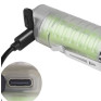 Фонарь аккум.ручной 2W+COB, Zoom (Type-C) прозр. цвет., карт. упак. (BL-520D)