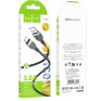 Кабель USB - Type-C 3м Hoco X109  3А/18W, силикон, черный