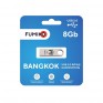 Флэш-диск Fumiko 8GB USB 2.0 Bangkok металл, серебро