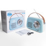 Радиоприемник БЗРП Fresh РП-338 (FM,BT,USB,AUX, акб.1500mA) голубой