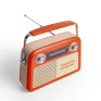 Радиоприемник БЗРП Fresh РП-341 (FM,BT,USB,AUX, акб.1500mA) оранжевый