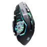 Мышь беспроводная SmartBuy SBM724AGK игровая, черная, RGB, встр.АКБ, БЕЗЗВУЧ.