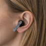 Гарнитура Bluetooth IBomb Dazz TWS (до 5 часов) черная / прозрачная