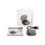 Гарнитура Bluetooth IBomb Dazz TWS (до 5 часов) черная / прозрачная