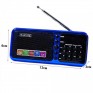 Радиоприемник Haoning HN-S362LED (USB/microSD/акб BL-5C) синий