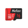 Карта памяти microSDHC Netac 16Gb Extreme Pro UHS-1 U1, V10 100MB/s с адап