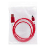Кабель USB - microUSB 1м 2А ПВХ светящийся (синий/зеленый/красный/белый)