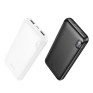 Внешний аккумулятор 10000mAh Hoco J128 (in - T,M/out - 2U) белый
