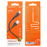 Кабель USB - lightning 1м Borofone BX51  2,4А/12W, ПВХ, черный