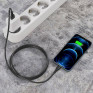 Кабель USB - lightning 1м Borofone BX51  2,4А/12W, ПВХ, черный