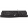 Комплект Logitech MK120 (клавиатура+мышь) проводной черный