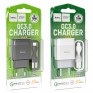 Адаптер сетевой с кабелем USB - Type-C 3A QC3.0 Hoco C72Q