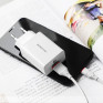 Адаптер сетевой с кабелем USB - microUSB 3A QC3.0 Borofone BA21A