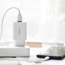 Адаптер сетевой с кабелем USB - microUSB 3A QC3.0 Borofone BA21A