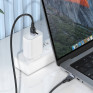 Кабель Type-C - Type-C 1м Hoco X109  3А PD60W, силикон, черный