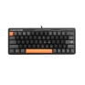 Клавиатура проводная Defender Black Raven GK-417 механ.,63кн.,RGB,USB чер45414