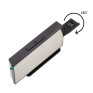 Часы настольные VST-896-4 зел.цифры, зеркал., проекция (USB+CR2032 на сохр)