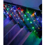 Гирлянда "Бахрома" 120 светод., мульти 4цв., 3х0,7м, проз.шнур Funray
