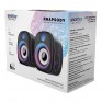 Колонки SmartBuy 2.0 Rhapsody, 6Вт, USB, RGB-подсветка, черные SBA-4800