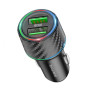 Адаптер автомобильный 2*USB 3A QC3.0 36W Borofone BZ21A