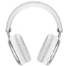 Гарнитура Bluetooth Hoco W35 (полноразм., microSD, 400mAh, 40h) серебро