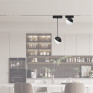 Трековый магн. светильник MTR16 3010P-1m 10w 4000K 100град. IP20 черный Jazzway
