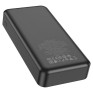 Внешний аккумулятор 20000mAh Hoco J102A (in - T,M/out - U,T) дисплей, черный