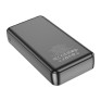 Внешний аккумулятор 20000mAh Hoco J100A (in - T,M/out - 2U) черный