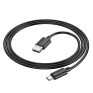 Кабель USB - Type-C 1м Hoco X88  3А/18W, ПВХ, черный