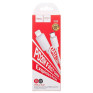 Кабель Type-C - lightning 1м Hoco X88  3A PD20W, ПВХ, белый