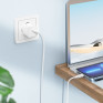Кабель Type-C - lightning 1м Hoco X88  3A PD20W, ПВХ, белый